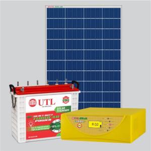 1kVA/12V SPGS with 335 Watt Solar Panel, 165AH Solar Battery