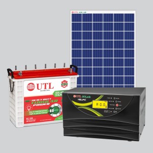 Heliac 2500VA-24V Inverter with UIT 1536 Inverter Battery and 335W Solar Panel