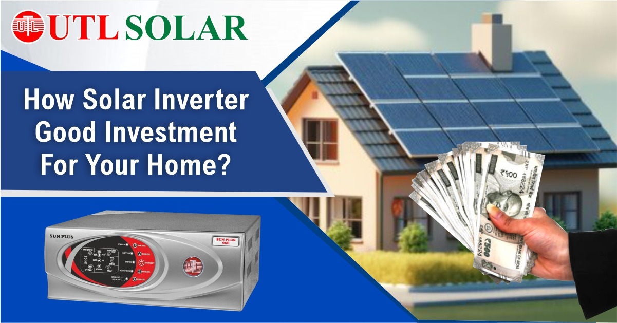 a house with a solar panel and a solar inverter - How solar inverter Good Investment for your home?