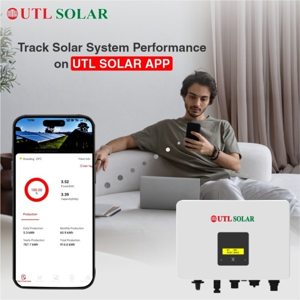 Track Solar System Performance on UTL Solar App