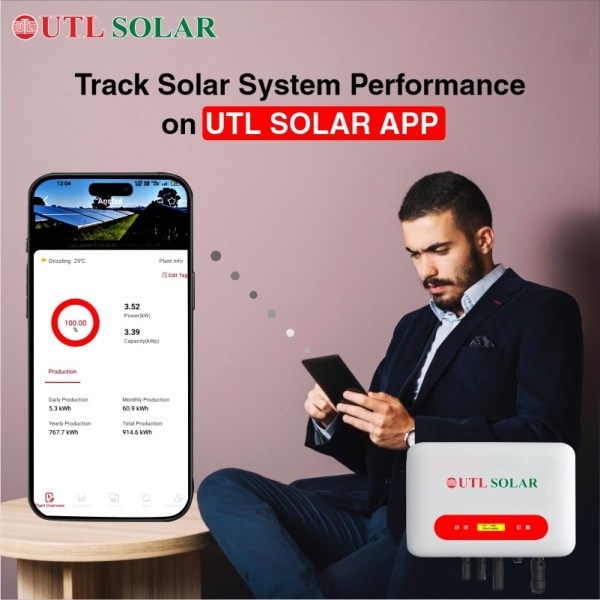 Track Solar System Performance on UTL Solar App